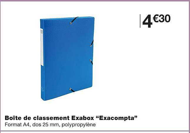 Boîte de classement Exabox “Exacompta”