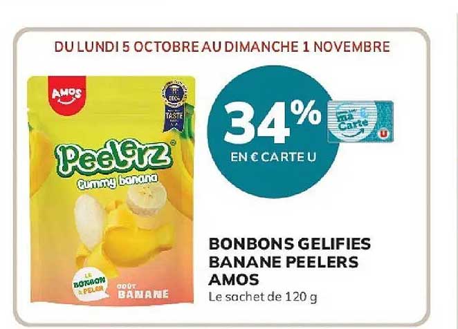 BONBONS GELIFIES BANANE PEELERS AMOS