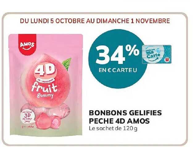 BONBONS GELIFIES PECHE 4D AMOS