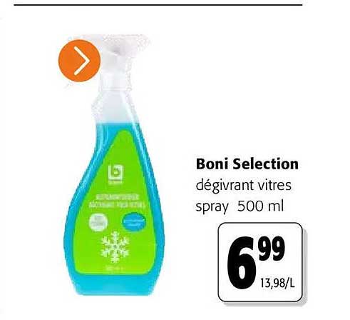 Boni Selection dégivrant vitres spray 500 ml