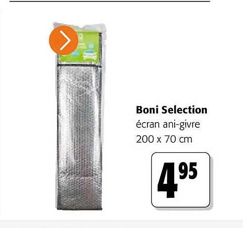 Boni Selection écran anti-givre 200 x 70 cm