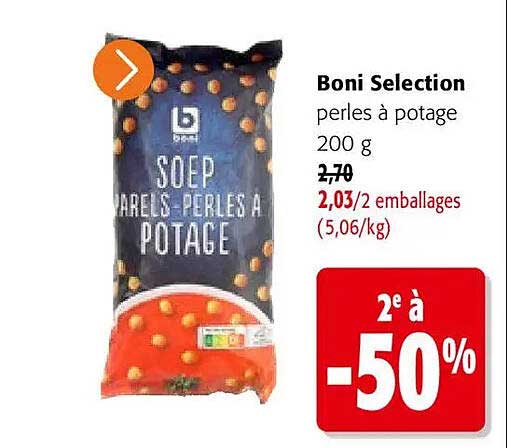 Boni Selection perles à potage 200 g