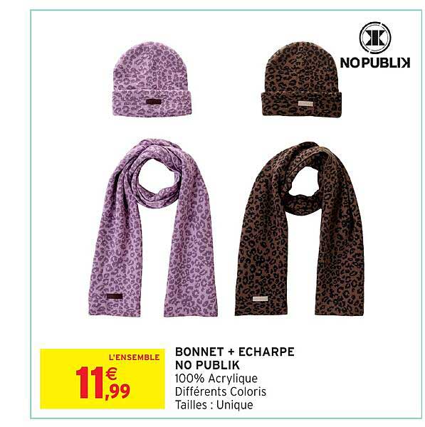 BONNET + ECHARPE NO PUBLIK