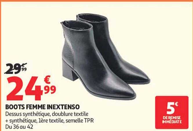 BOOTS FEMME INEXTENSO