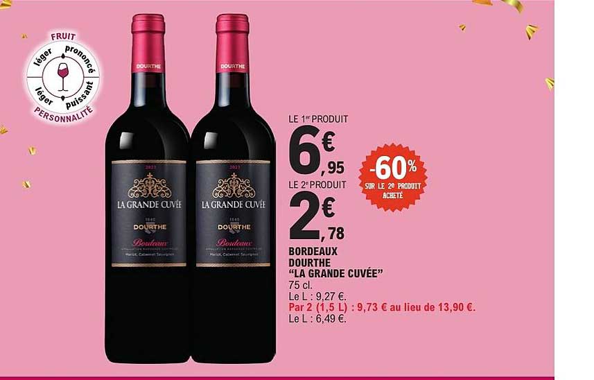BORDEAUX DOURTHE "LA GRANDE CUVÉE"