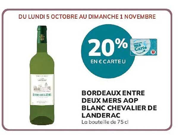 BORDEAUX ENTRE DEUX MERS AOP BLANC CHEVALIER DE LANDERAC