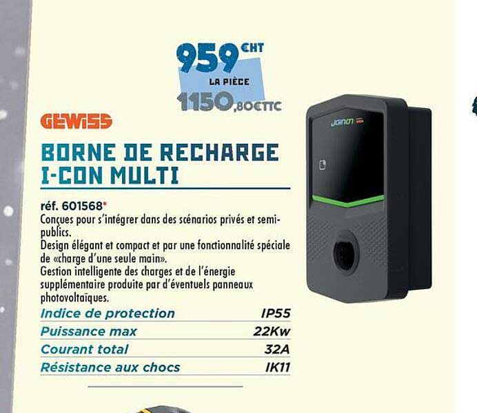 BORNE DE RECHARGE I-CON MULTI
