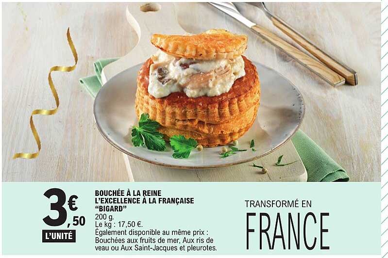 BOUCHÉE À LA REINE L’EXCELLENCE À LA FRANÇAISE “BIGARD”
