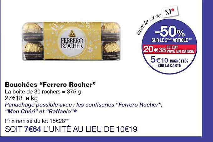 Bouchées “Ferrero Rocher”
