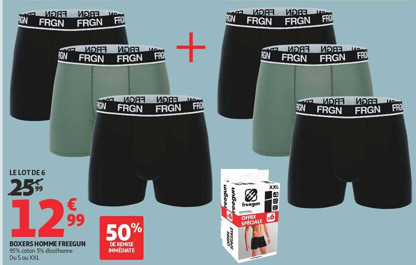 BOXERS HOMME FREEGUN