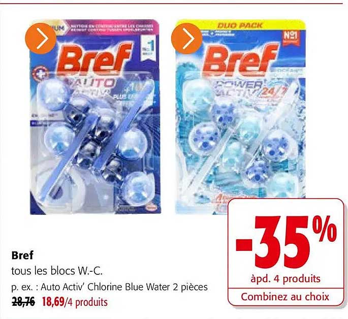 Bref tous les blocs W.-C.