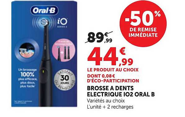 BROSSE A DENTS ELECTRIQUE I02 ORAL B
