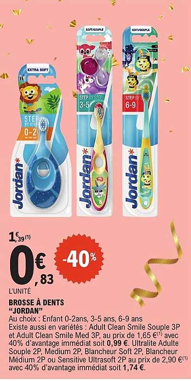 BROSSE À DENTS «JORDAN»