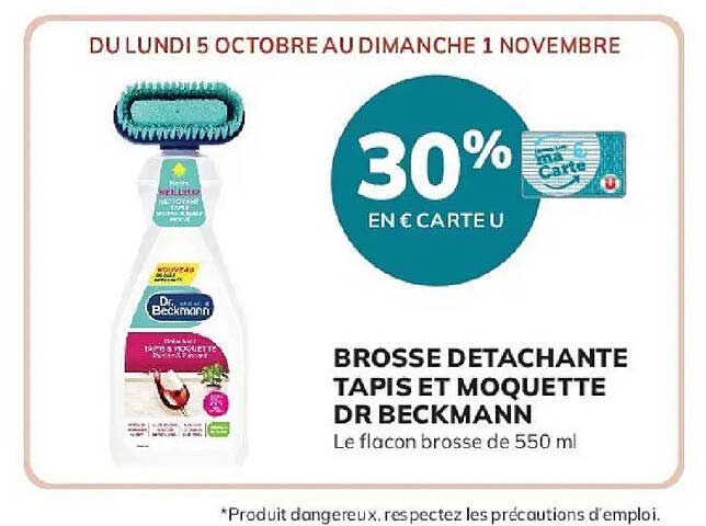 BROSSE DETACHANTE TAPIS ET MOQUETTE DR BECKMANN
