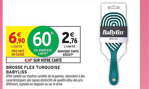 BROSSE FLEX TURQUOISE BABYLISS