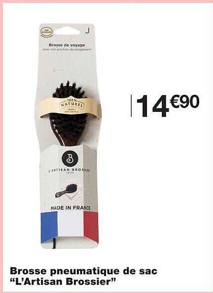 Brosse pneumatique de sac “L’Artisan Brossier”