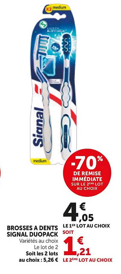 BROSSES A DENTS SIGNAL DUOPACK