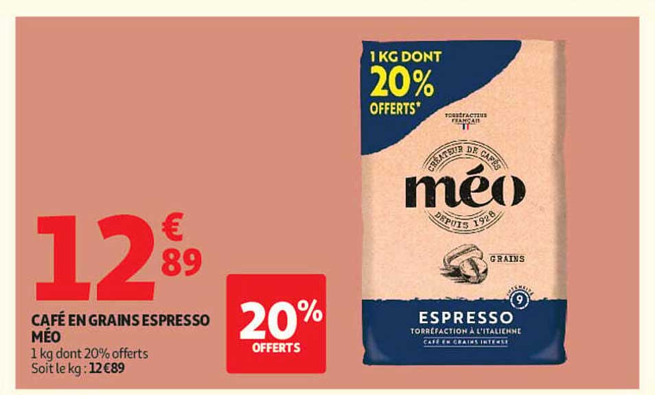 CAFÉ EN GRAINS ESPRESSO MÉO