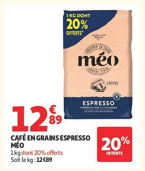 CAFÉ EN GRAINS ESPRESSO MÉO