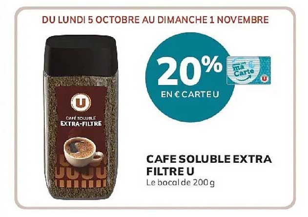 CAFE SOLUBLE EXTRA FILTRE U