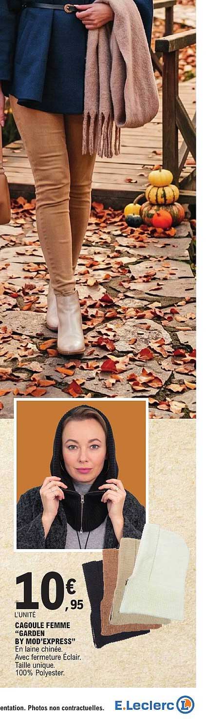 CAGOULE FEMME “GARDEN BY MOD’EXPRESS”