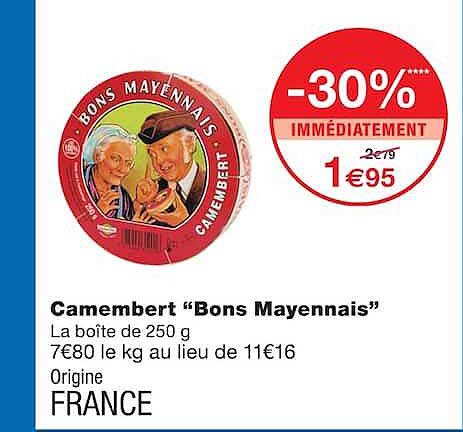 Camembert “Bons Mayennais”
