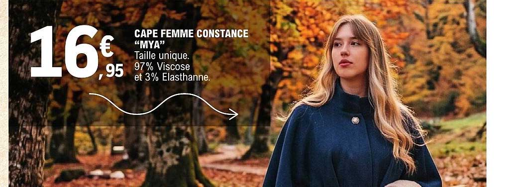 CAPE FEMME CONSTANCE “MYA”
