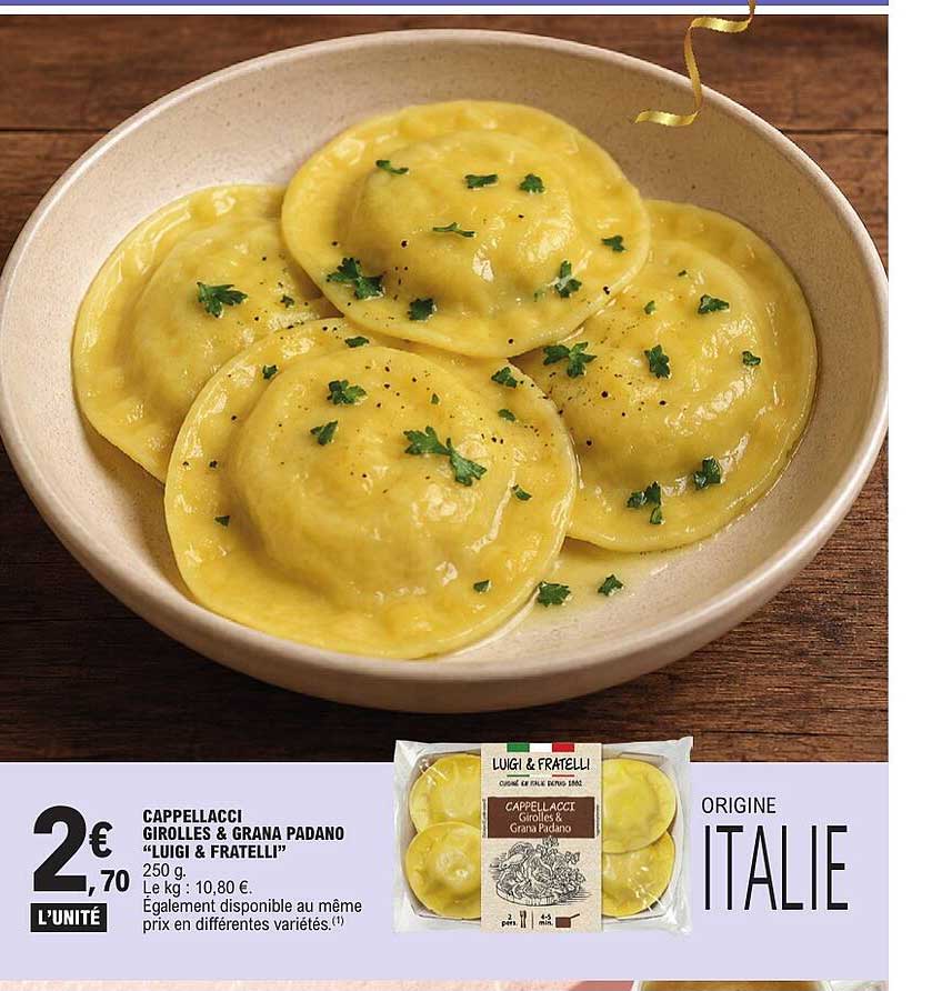 CAPPELLACCI GIROLLES & GRANA PADANO "LUIGI & FRATELLI"