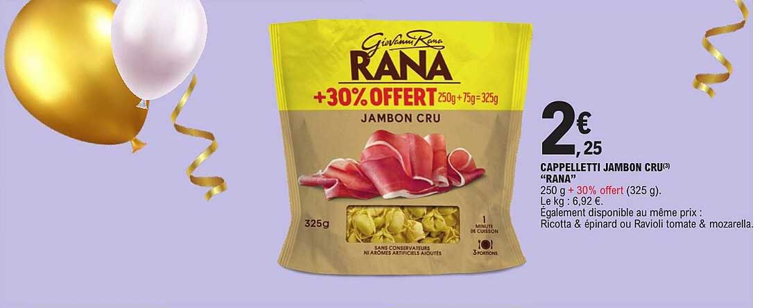 CAPPELLETTI JAMBON CRU “RANA”