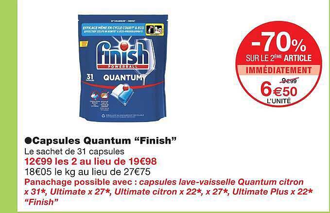 Capsules Quantum “Finish”