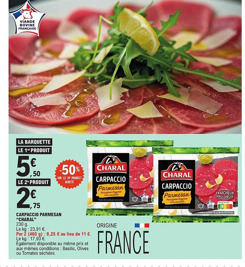 CARPACCIO PARMESAN "CHARAL"