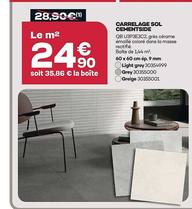 CARRELAGE SOL CEMENTSIDE