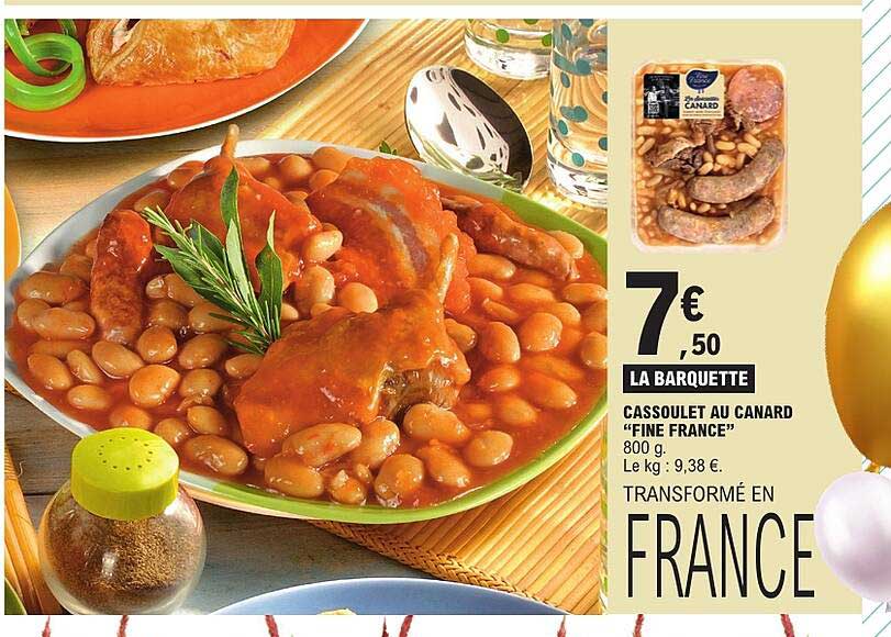CASSOULET AU CANARD “FINE FRANCE”
