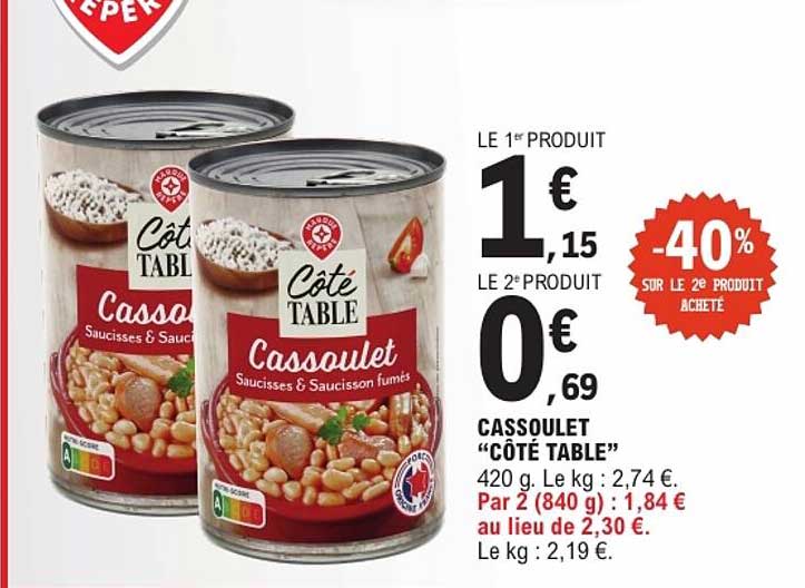 Cassoulet "Côté Table"