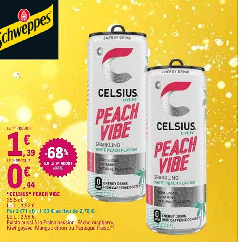 “CELSIUS” PEACH VIBE