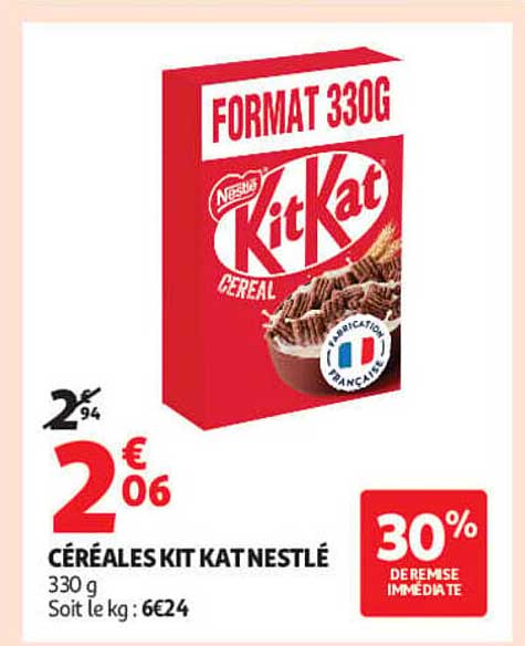 CÉRÉALES KIT KAT NESTLÉ