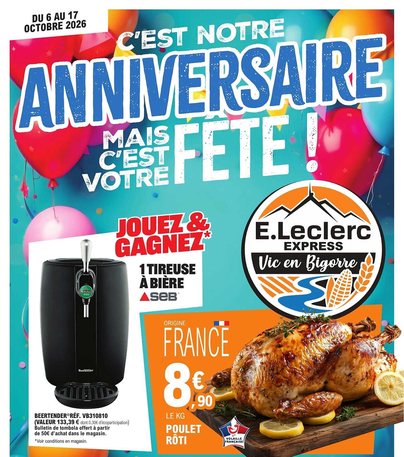 C'EST NOTRE ANNIVERSAIRE MAIS C'EST VOTRE FETE !