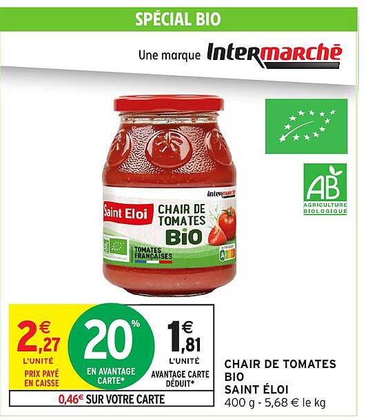 CHAIR DE TOMATES BIO SAINT ELOI
