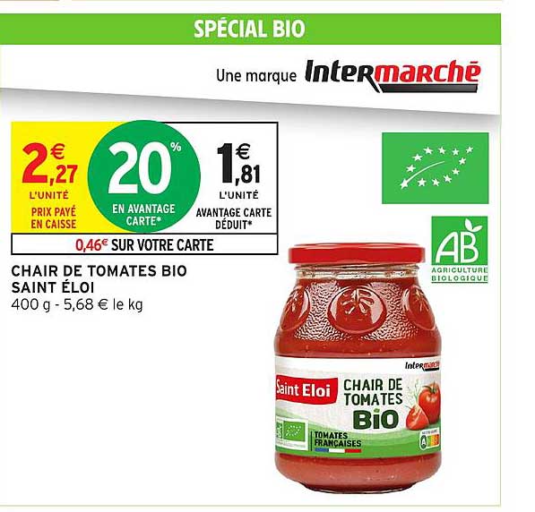 CHAIR DE TOMATES BIO SAINT ÉLOI