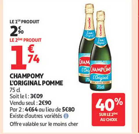 CHAMPOMY L'ORIGINAL POMME