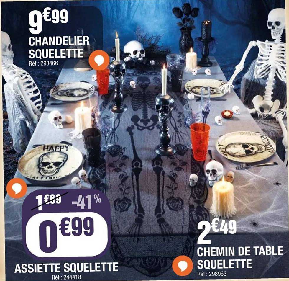 CHANDELIER SQUELETTE