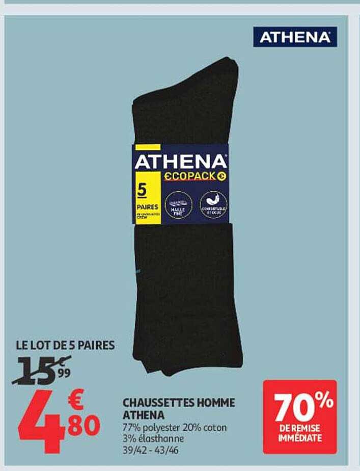 CHAUSSETTES HOMME ATHENA