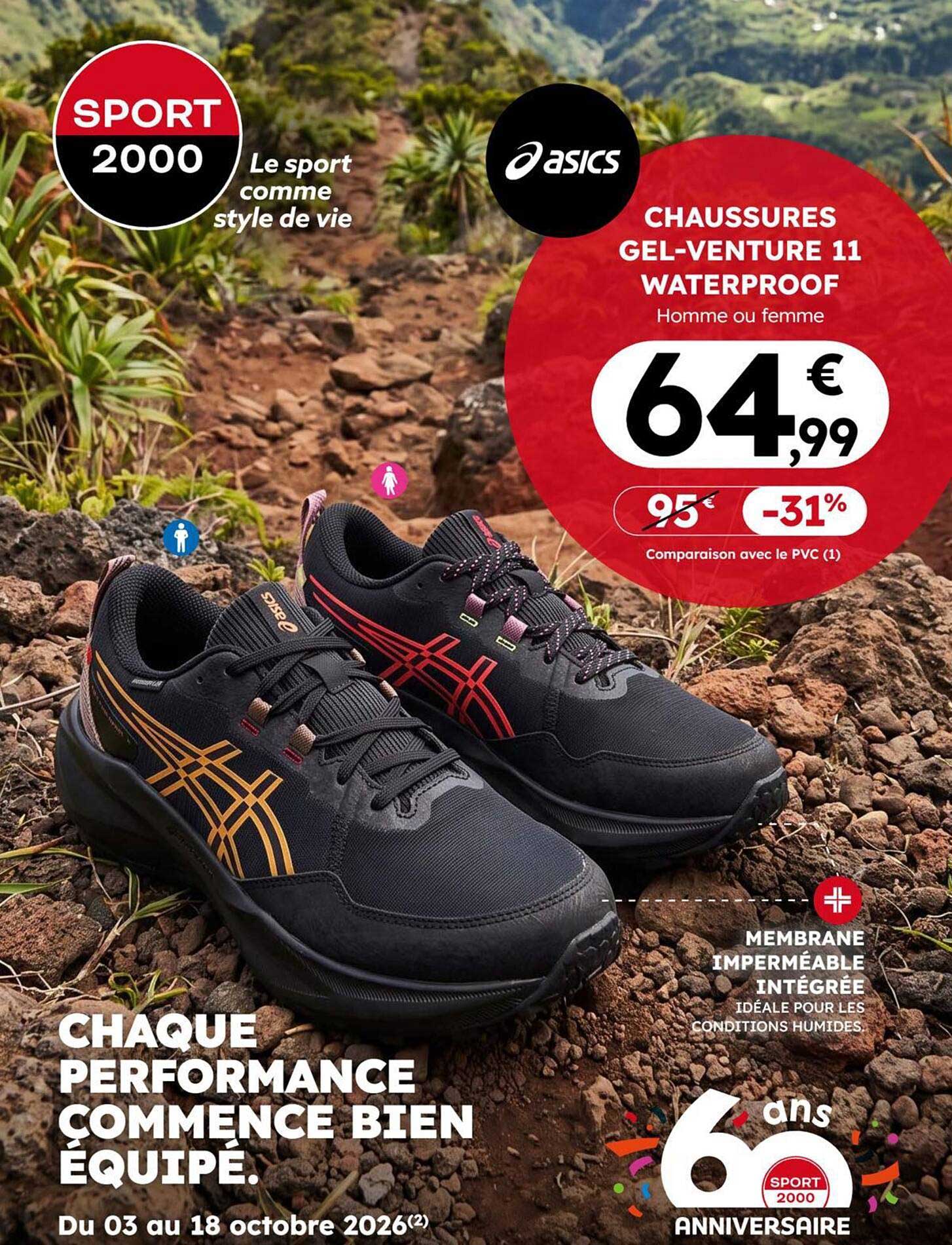 CHAUSSURES GEL-VENTURE 11 WATERPROOF
