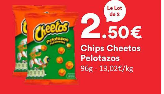 Chips Cheetos Pelotazos