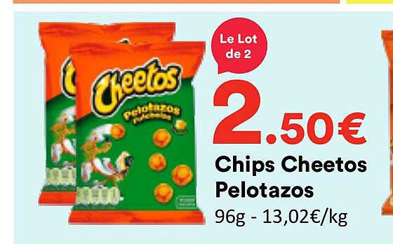 Chips Cheetos Pelotazos