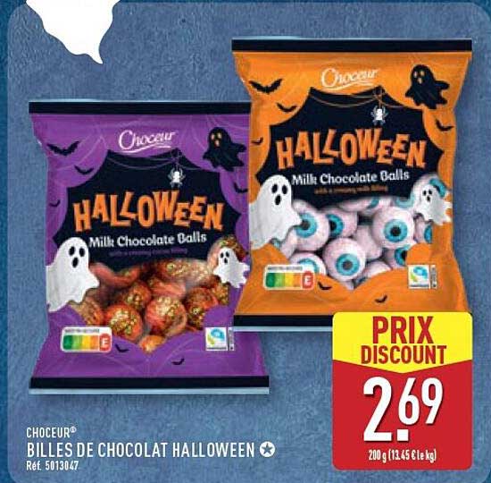 CHOCEUR® BILLES DE CHOCOLAT HALLOWEEN