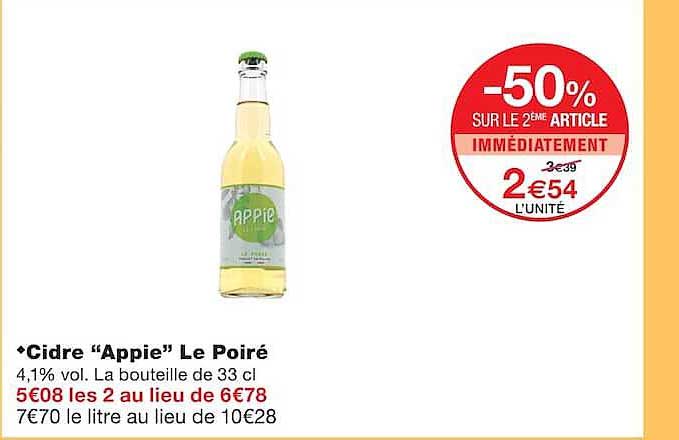 Cidre “Appie” Le Poiré