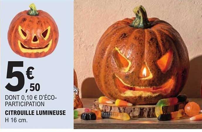 CITROUILLE LUMINEUSE