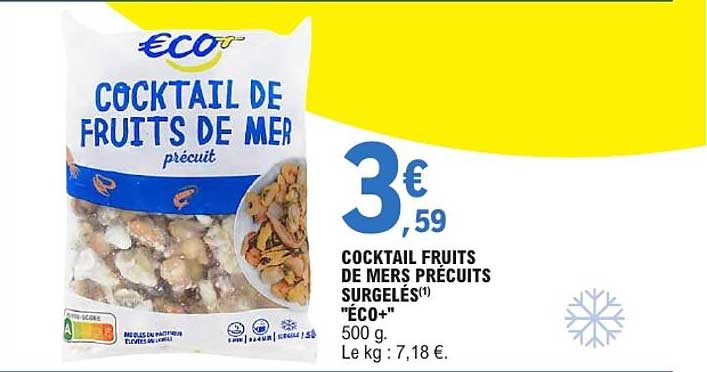 COCKTAIL DE FRUITS DE MER précuit