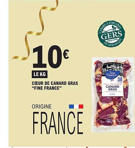 CŒUR DE CANARD GRAS “FINE FRANCE”